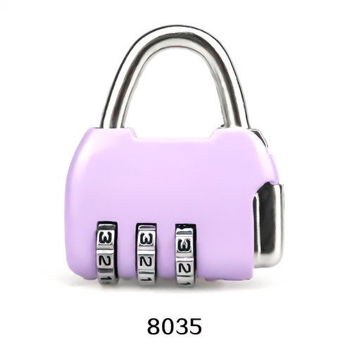 XMM-8035 Mini Password Padlock 3 Digital Code Door Lock Padlock  Luggage Lock