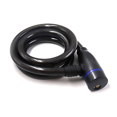 XMM-717 Bicycle lock with Key Steel Wire Rope Plastic Durable Anti-rust Cable Safety Bike Lock