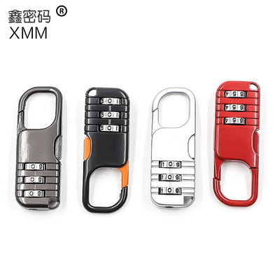 XMM-8006A锌合金3位迷你密码挂锁日记本文具箱包储物柜锁