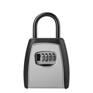 XMM-K41-H password key aluminium alloy pad lock outdoor storage key security lock with handle