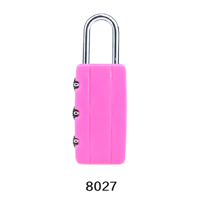 XMM-8027 Plastic 3 Digits Travel Mini Secure Suitcase Code Lock Padlock for Box Bag Code Padlock