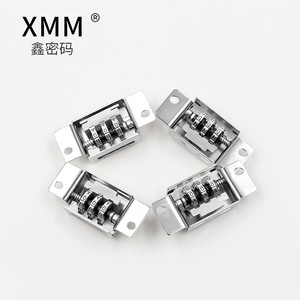 XMM-5004锌合金3位密码柜锁工具箱锁信箱锁柜子锁首饰盒锁礼品盒锁