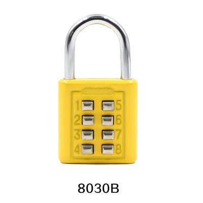 XMM-8030B Button 8 Digits Combination Padlock Cheap Price High Quality China Factory Padlock