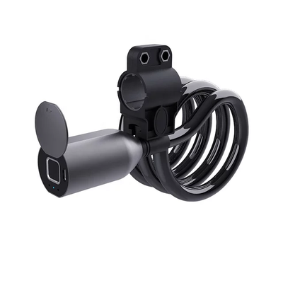 Xmm-S13 USB Charge Smart Fingerprint Padlock high zinc alloy body Steel Cable Wire Smart Lock